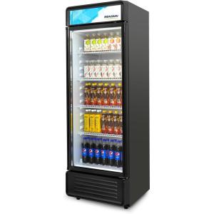 imageROVSUN 6 CuFt Commercial Beverage Refrigerator ETL NSF Merchandiser Refrigerator Display Refrigerator Beverage Cooler Glass Door Fridge wAdjustable Shelves LED Light for Bar Restaurant Cafe125 CuFt