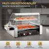 imageROVSUN Hot Dog Roller 18 Hot Dog 7 Rollers ETL Certified Sausage Grill Cooker Machine wDual Temp Control Cover LED Lighting Removable Shelf ampamp Drip Tray for Party Home Commercial 1050W11 Roller