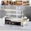 imageROVSUN Hot Dog Roller 18 Hot Dog 7 Rollers ETL Certified Sausage Grill Cooker Machine wDual Temp Control Cover LED Lighting Removable Shelf ampamp Drip Tray for Party Home Commercial 1050W7 Roller