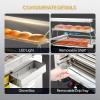 imageROVSUN Hot Dog Roller 18 Hot Dog 7 Rollers ETL Certified Sausage Grill Cooker Machine wDual Temp Control Cover LED Lighting Removable Shelf ampamp Drip Tray for Party Home Commercial 1050W11 Roller