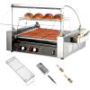 imageROVSUN Hot Dog Roller 18 Hot Dog 7 Rollers ETL Certified Sausage Grill Cooker Machine wDual Temp Control Cover LED Lighting Removable Shelf ampamp Drip Tray for Party Home Commercial 1050W11 Roller