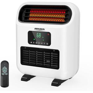 imageROVSUN WallMounted Heater with Remote Control Floor or Wall Heater for Bedroom 1500W Fast Heating ampamp Adjustable Thermostat Overheat Protection ampamp Child Lock for Indoor Use Living Room Home 1 Pack1