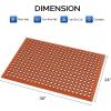 imageROVSUN Rubber Floor Mat with Holes AntiFatigueNonSlip Drainage Mat for Industrial Kitchen Restaurant Bar Bathroom Utility Garage Pool Entry Door Mat Indoor 36 x 60 Red 2Pcs24x 36 Red 1Pcs