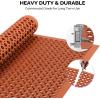 imageROVSUN Rubber Floor Mat with Holes AntiFatigueNonSlip Drainage Mat for Industrial Kitchen Restaurant Bar Bathroom Utility Garage Pool Entry Door Mat Indoor 36 x 60 Red 2Pcs24x 36 Red 1Pcs