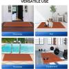 imageROVSUN Rubber Floor Mat with Holes AntiFatigueNonSlip Drainage Mat for Industrial Kitchen Restaurant Bar Bathroom Utility Garage Pool Entry Door Mat Indoor 36 x 60 Red 2Pcs36x 60 Red 1Pcs