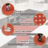 imageROVSUN Rubber Floor Mat with Holes AntiFatigueNonSlip Drainage Mat for Industrial Kitchen Restaurant Bar Bathroom Utility Garage Pool Entry Door Mat Indoor 36 x 60 Red 2Pcs36x 36 Red 1Pcs