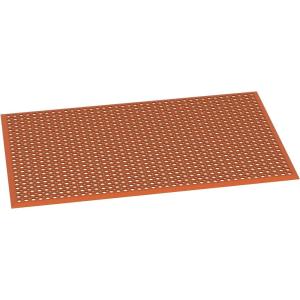 imageROVSUN Rubber Floor Mat with Holes AntiFatigueNonSlip Drainage Mat for Industrial Kitchen Restaurant Bar Bathroom Utility Garage Pool Entry Door Mat Indoor 36 x 60 Red 2Pcs36x 60 Red 1Pcs