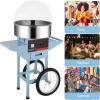 imageROVSUN 21 Inch Cotton Candy Machine Cart Electric Cotton Candy Maker Candy Floss Machine wCover Stainless Steel Bowl Sugar Scoop and Large Storage Drawer for Commercial Home Party Carnival PinkBluewith Cover
