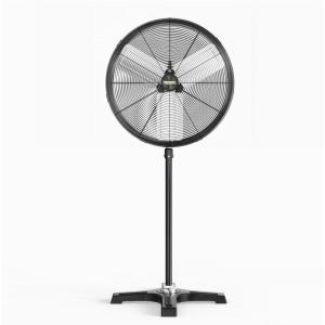 imageROVSUN 30 Inch Industrial Pedestal Fan8600CFM High Velocity and Heavy Duty Standing Fan Metal Fan with Onetouch Oscillating Function Adjustable Height for Shop Patio Garage UL Listed24