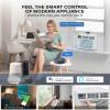 imageROVSUN Smart 14000 BTU Window Air Conditioner with WiFi Energy Saving Window AC Unit with Remote amp App Control amp Timer Function amp Easy Install Kit for Rooms up to 700 Square Feet 115V60Hz White10000 BTU WIFI