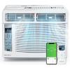 imageROVSUN Smart 14000 BTU Window Air Conditioner with WiFi Energy Saving Window AC Unit with Remote amp App Control amp Timer Function amp Easy Install Kit for Rooms up to 700 Square Feet 115V60Hz White6000 BTU WIFI
