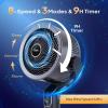 imageROVSUN 3in1 Standing Fan for Bedroom 43 Pedestal amp Tabletop Fan 9090Omnidirectional Oscillating Fan with Remote 8 Speeds 3 Modes 9H Timer and Adjustable Height White 110V 40WGrey