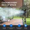 imageROVSUN Max 6500CFM Misting Fan 26Inch High Velocity Industrial Mister with 42L11Gal Water Tank 3 Speed Settings amp Ajustable Mist Value 60 Oscillation For Outdoor Cooling Patio Barn Greenhouse30inch