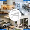 imageROVSUN Open Base Stainless Steel Table with Overshelves 60 X 24 NSF Commercial Heavy Duty Pre Table with Adjustable Undershelf amp Detachable Hooks for Kitchen Restaurant48 x 24