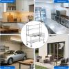 imageROVSUN Stainless Steel Table with Wheels amp Overshelves 48 X 24 NSF Commercial Heavy Duty Pre Table with Drawers amp Adjustable UndershelfMetal Table with Detachable Hooks for Kitchen Restaurant60 x 24