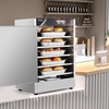 image:imageROVSUN 4Tier Pizza Warmer Hot Box Food Warmer wRemovable Shelves Water Tray Pretzel Warmer Hot Holding Cabinet Commercial Electric Food Warmer Countertop for Catering Buffet Restaurant 110V 800W5 TierSingle Door