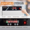 image:imageROVSUN 4Tier Pizza Warmer Hot Box Food Warmer wRemovable Shelves Water Tray Pretzel Warmer Hot Holding Cabinet Commercial Electric Food Warmer Countertop for Catering Buffet Restaurant 110V 800W4 TierSingle Door