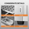 image:imageROVSUN 4Tier Pizza Warmer Hot Box Food Warmer wRemovable Shelves Water Tray Pretzel Warmer Hot Holding Cabinet Commercial Electric Food Warmer Countertop for Catering Buffet Restaurant 110V 800W4 TierSingle Door