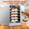 image:imageROVSUN 4Tier Pizza Warmer Hot Box Food Warmer wRemovable Shelves Water Tray Pretzel Warmer Hot Holding Cabinet Commercial Electric Food Warmer Countertop for Catering Buffet Restaurant 110V 800W5 TierSingle Door
