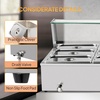 image:imageROVSUN 48QT Electric Commercial Food Warmer 6Pan Steam Table 8QTPan Stainless Steel Bain Marie Countertop wGlass Shield Temperature Control amp Lid for Buffet Restaurant 110V 1500W96QTCountertop