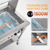 image:imageROVSUN 48QT Electric Commercial Food Warmer 6Pan Steam Table 8QTPan Stainless Steel Bain Marie Countertop wGlass Shield Temperature Control amp Lid for Buffet Restaurant 110V 1500W96QTFreestanding