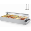 image:imageROVSUN 96QT Electric Commercial Food Warmer 1700W 8Pan Steam Table 12QTPan Stainless Steel Bain Marie wAcrylic Shield Temperature Control amp Lid for Buffet Restaurant120QT