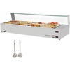 image:imageROVSUN 96QT Electric Commercial Food Warmer 1700W 8Pan Steam Table 12QTPan Stainless Steel Bain Marie wAcrylic Shield Temperature Control amp Lid for Buffet Restaurant96QT12Pan