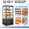 image:imageROVSUN 3 CuFt Refrigerator Display Case NSF ETL Refrigerated Display Case Commercial Countertop Refrigerator wLED Lighting Auto Defrosting Aircooling Rear Sliding Door for Cafe RestaurantBlack