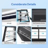 image:imageROVSUN 3 CuFt Refrigerator Display Case NSF ETL Refrigerated Display Case Commercial Countertop Refrigerator wLED Lighting Auto Defrosting Aircooling Rear Sliding Door for Cafe RestaurantBlack
