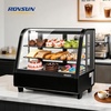 image:imageROVSUN 35 CuFt Commercial Display Refrigerator ETL NSF Certified Refrigerator Display Case Countertop Pastry Display Case wLED Aircooling Automatic Defrost Rear Sliding Door for Cafe RestaurantBlack