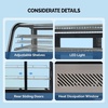 image:imageROVSUN 35 CuFt Commercial Display Refrigerator ETL NSF Certified Refrigerator Display Case Countertop Pastry Display Case wLED Aircooling Automatic Defrost Rear Sliding Door for Cafe RestaurantBlack and Silver