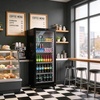 image:imageROVSUN 124 CuFt Commercial Refrigerator Display Refrigerator ETL NSF Certified Slim Commercial Beverage Cooler Glass Door Merchandiser Drink Fridge wAdjustable Shelves LED Light for Bar Restaurant9 CuFt