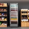 image:imageROVSUN 124 CuFt Commercial Refrigerator Display Refrigerator ETL NSF Certified Slim Commercial Beverage Cooler Glass Door Merchandiser Drink Fridge wAdjustable Shelves LED Light for Bar Restaurant71 CuFt