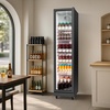 image:imageROVSUN 124 CuFt Commercial Refrigerator Display Refrigerator ETL NSF Certified Slim Commercial Beverage Cooler Glass Door Merchandiser Drink Fridge wAdjustable Shelves LED Light for Bar Restaurant8 CuFt