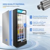 image:imageROVSUN 17 CuFt Commercial Beverage Refrigerator ETL NSF Slim Merchandiser Refrigerator Display Refrigerator Beverage Cooler Glass Door Fridge wAdjustable Shelves LED Light for Bar Restaurant Cafe125 CuFt