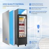 image:imageROVSUN 17 CuFt Commercial Beverage Refrigerator ETL NSF Slim Merchandiser Refrigerator Display Refrigerator Beverage Cooler Glass Door Fridge wAdjustable Shelves LED Light for Bar Restaurant Cafe6 CuFt