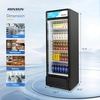 image:imageROVSUN 17 CuFt Commercial Beverage Refrigerator ETL NSF Slim Merchandiser Refrigerator Display Refrigerator Beverage Cooler Glass Door Fridge wAdjustable Shelves LED Light for Bar Restaurant Cafe125 CuFt