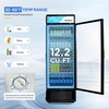image:imageROVSUN 17 CuFt Commercial Beverage Refrigerator ETL NSF Slim Merchandiser Refrigerator Display Refrigerator Beverage Cooler Glass Door Fridge wAdjustable Shelves LED Light for Bar Restaurant Cafe125 CuFt