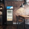 image:imageROVSUN 17 CuFt Commercial Beverage Refrigerator ETL NSF Slim Merchandiser Refrigerator Display Refrigerator Beverage Cooler Glass Door Fridge wAdjustable Shelves LED Light for Bar Restaurant Cafe10 CuFt
