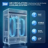 image:imageROVSUN 54 W Commercial Refrigerator Reach in Refrigerator ETL NSF Certified 49 CuFt Commercial Fridge Cooler with Auto Defrosting LED Light amp 8 Adjustable Shelves for Restaurant Cafe Garage54W Freezer
