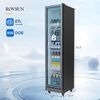 image:imageROVSUN 71 CuFt Commercial Beverage Refrigerator ETL NSF Slim Merchandiser Refrigerator Display Refrigerator Beverage Cooler Glass Door Fridge wAdjustable Shelves LED Light for Bar Restaurant Cafe8 CuFt