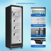 image:imageROVSUN 71 CuFt Commercial Beverage Refrigerator ETL NSF Slim Merchandiser Refrigerator Display Refrigerator Beverage Cooler Glass Door Fridge wAdjustable Shelves LED Light for Bar Restaurant Cafe10 CuFt