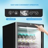 image:imageROVSUN 71 CuFt Commercial Beverage Refrigerator ETL NSF Slim Merchandiser Refrigerator Display Refrigerator Beverage Cooler Glass Door Fridge wAdjustable Shelves LED Light for Bar Restaurant Cafe71 CuFt