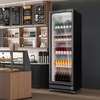 image:imageROVSUN 71 CuFt Commercial Beverage Refrigerator ETL NSF Slim Merchandiser Refrigerator Display Refrigerator Beverage Cooler Glass Door Fridge wAdjustable Shelves LED Light for Bar Restaurant Cafe10 CuFt