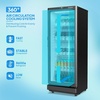 image:imageROVSUN 71 CuFt Commercial Beverage Refrigerator ETL NSF Slim Merchandiser Refrigerator Display Refrigerator Beverage Cooler Glass Door Fridge wAdjustable Shelves LED Light for Bar Restaurant Cafe71 CuFt