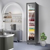 image:imageROVSUN 71 CuFt Commercial Beverage Refrigerator ETL NSF Slim Merchandiser Refrigerator Display Refrigerator Beverage Cooler Glass Door Fridge wAdjustable Shelves LED Light for Bar Restaurant Cafe8 CuFt