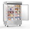 image:imageROVSUN 54 W Commercial Refrigerator Reach in Refrigerator ETL NSF Certified 49 CuFt Commercial Fridge Cooler with Auto Defrosting LED Light amp 8 Adjustable Shelves for Restaurant Cafe Garage54W Freezer