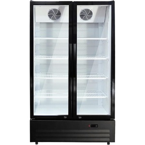 image:imageROVSUN 71 CuFt Commercial Beverage Refrigerator ETL NSF Slim Merchandiser Refrigerator Display Refrigerator Beverage Cooler Glass Door Fridge wAdjustable Shelves LED Light for Bar Restaurant Cafe17 CuFt