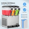 image:imageROVSUN Commercial Beverage Dispenser 52 Gal20L Commercial Juice Dispenser Cold Drink Dispenser 10L X 2 Tanks Stainless Steel with Thermostat Controller for Home Restaurant Bar Party 110V60HZ26 Gallon x 3