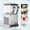 image:imageROVSUN Commercial Beverage Dispenser 52 Gal20L Commercial Juice Dispenser Cold Drink Dispenser 10L X 2 Tanks Stainless Steel with Thermostat Controller for Home Restaurant Bar Party 110V60HZ26 Gallon x 2
